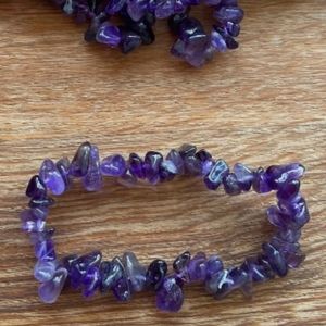 Amethyst chip bracelet!